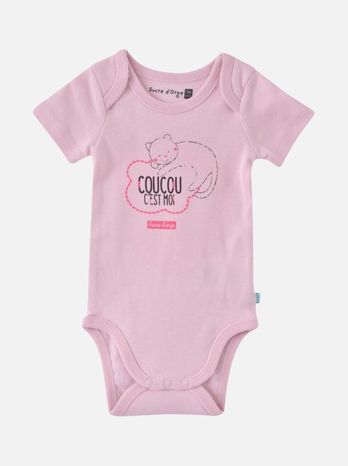 LOT 3 BODY COTON BIO ELMA - Kiabi