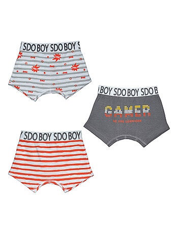 LOT 3 BOXERS ENFANT FREJUS