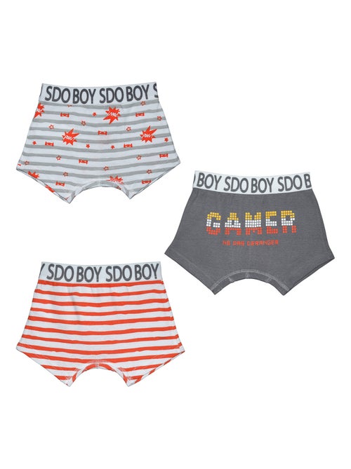 LOT 3 BOXERS ENFANT FREJUS - Kiabi