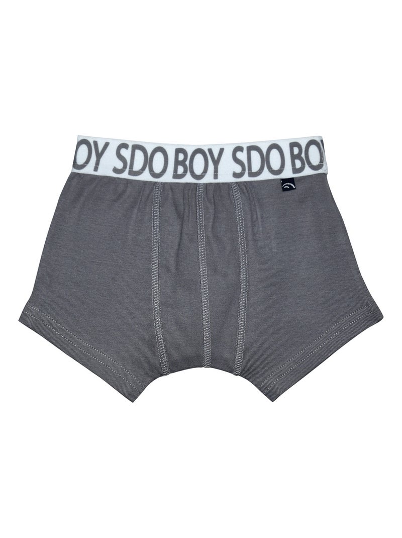 LOT 3 BOXERS ENFANT FREJUS Gris - Kiabi