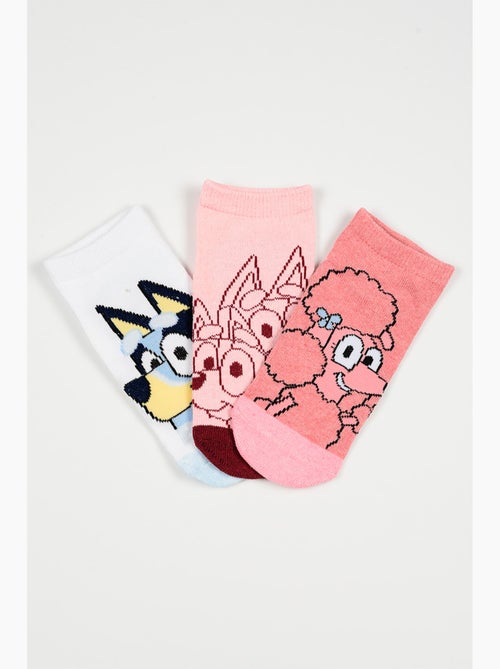 Lot 3 Chaussettes Basses Bluey   | Licence Officielle - Kiabi