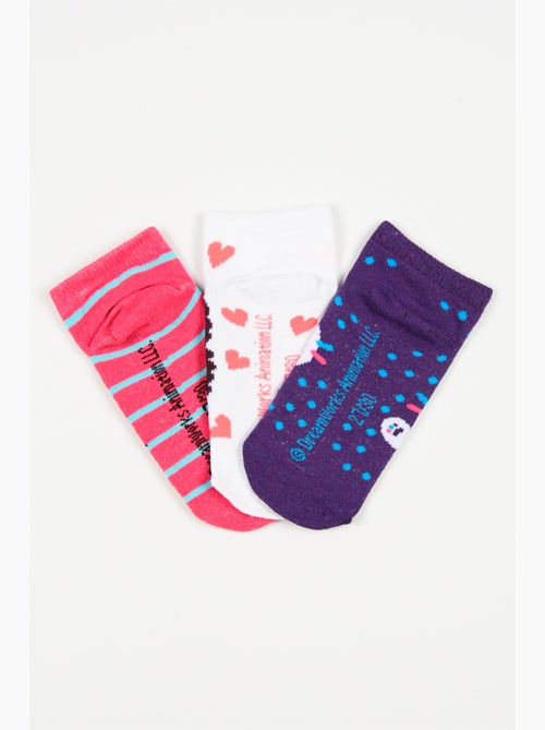 Lot 3 Chaussettes Basses Gabby's Dollhouse Multicolore | Licence Officielle - Kiabi