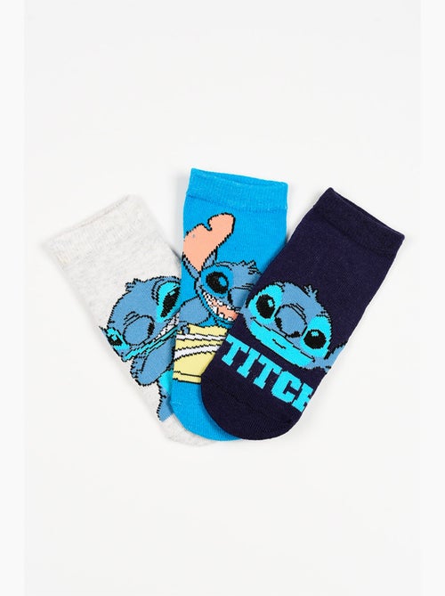 Lot 3 Chaussettes Basses Lilo & Stitch Multicolore| Licence Officielle - Kiabi