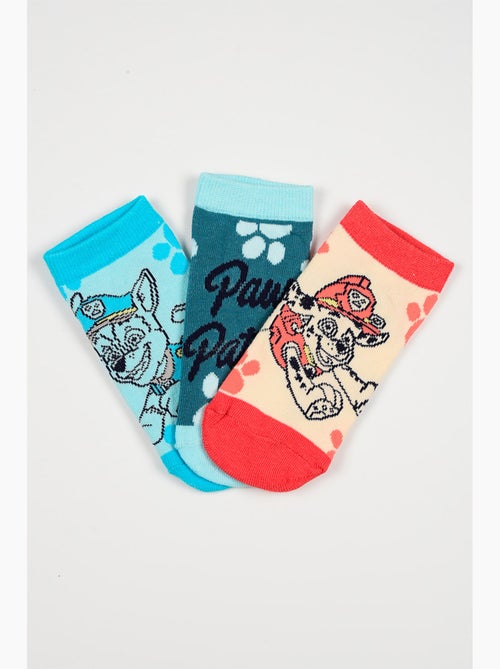 Lot 3 Chaussettes Basses Pat Patrouille Multicolore| Licence Officielle - Kiabi Lot 3 Chaussettes Basses Pat Patrouille Multicolore| Licence Officielle - Kiabi