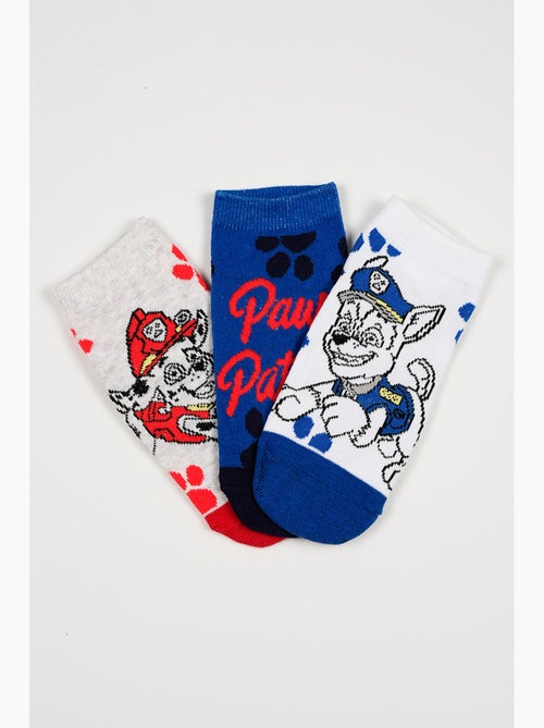 Lot 3 Chaussettes Basses Pat Patrouille Multicolore| Licence Officielle - Kiabi Lot 3 Chaussettes Basses Pat Patrouille Multicolore| Licence Officielle - Kiabi