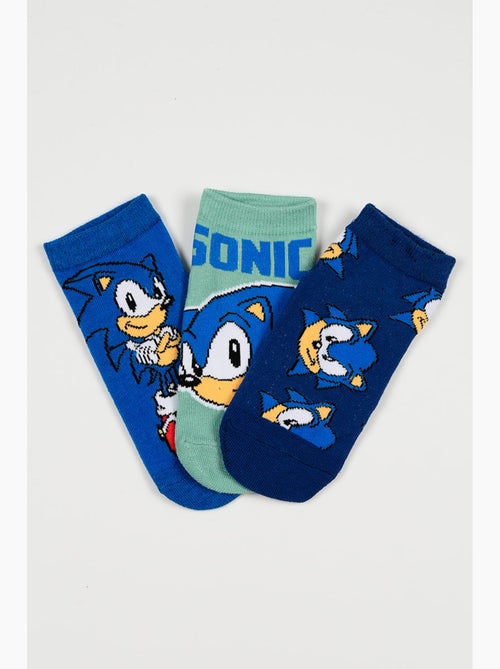 Lot 3 Chaussettes Basses Sonic Multicolore| Licence Officielle - Kiabi Lot 3 Chaussettes Basses Sonic Multicolore| Licence Officielle - Kiabi