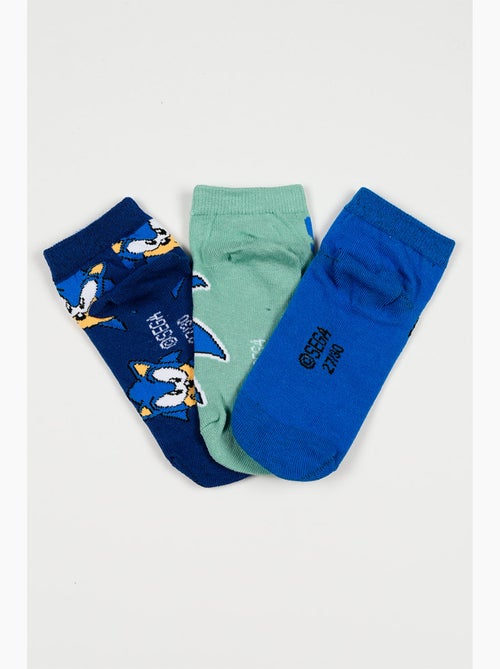 Lot 3 Chaussettes Basses Sonic Multicolore| Licence Officielle - Kiabi Lot 3 Chaussettes Basses Sonic Multicolore| Licence Officielle - Kiabi