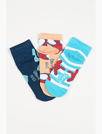 Lot 3 Chaussettes Basses Spidey | Licence Officielle