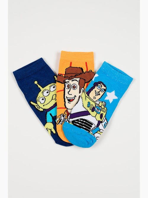 Lot 3 Chaussettes Basses Toy Story  | Licence Officielle - Kiabi