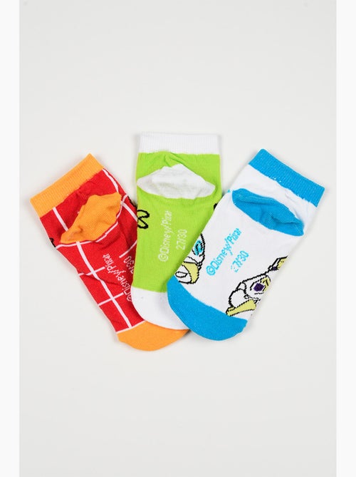 Lot 3 Chaussettes Basses Toy Story Multicolore| Licence Officielle - Kiabi Lot 3 Chaussettes Basses Toy Story Multicolore| Licence Officielle - Kiabi