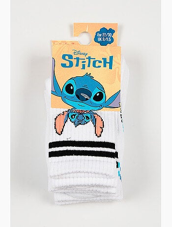 Lot 3 Chaussettes Tennis Lilo & Stitch | Licence Officielle