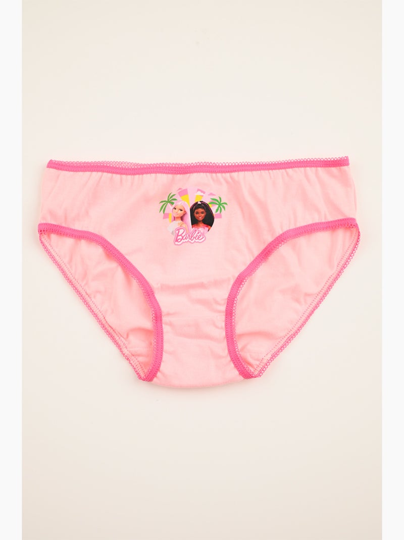 Lot 3 Culottes Barbie Multicolore | Licence Officielle Violet/Rose - Kiabi