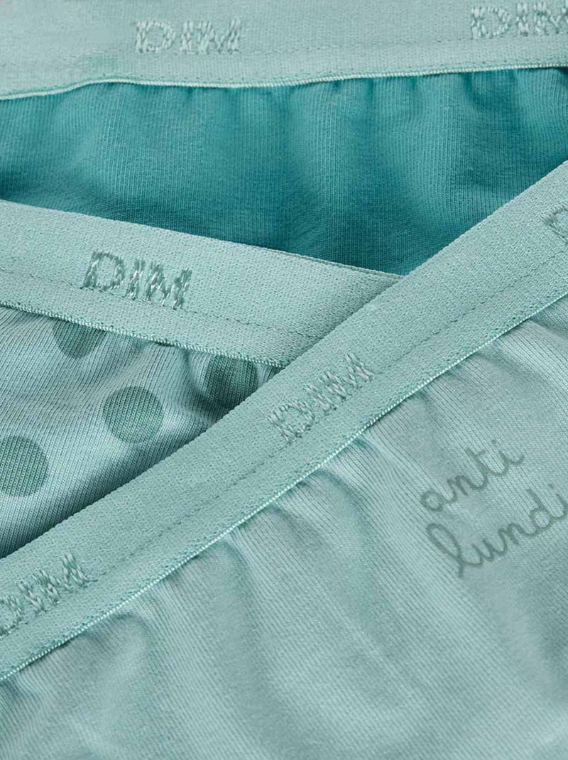 Lot 3 culottes 'Dim' Vert - Kiabi