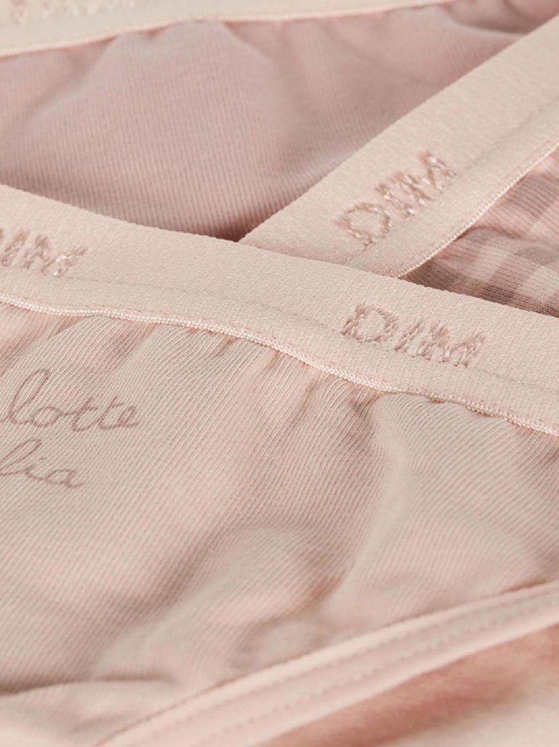 Lot 3 culottes 'Dim' Violet - Kiabi