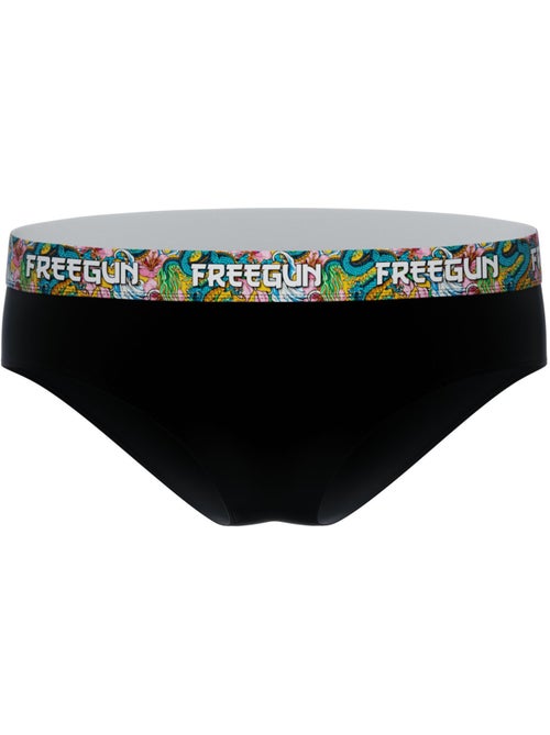 Lot  3 culottes femme en coton uni et ceinture imprimée freegun - Kiabi