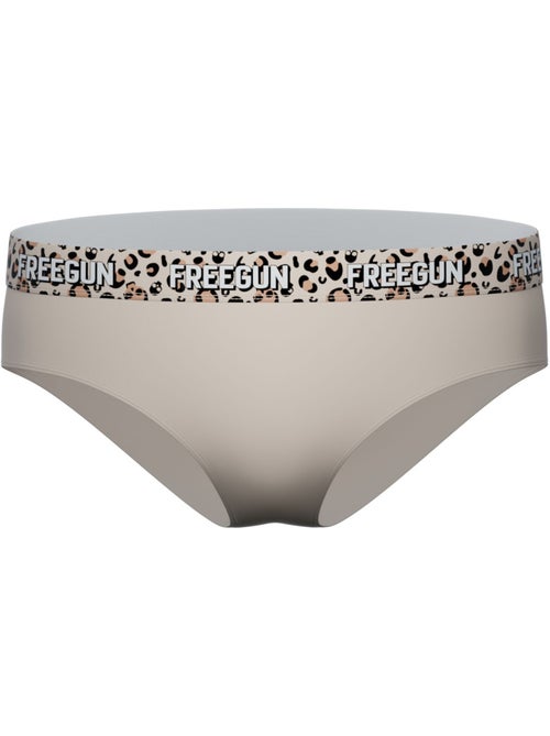 Lot  3 culottes fille en coton uni et ceinture imprimée freegun - Kiabi