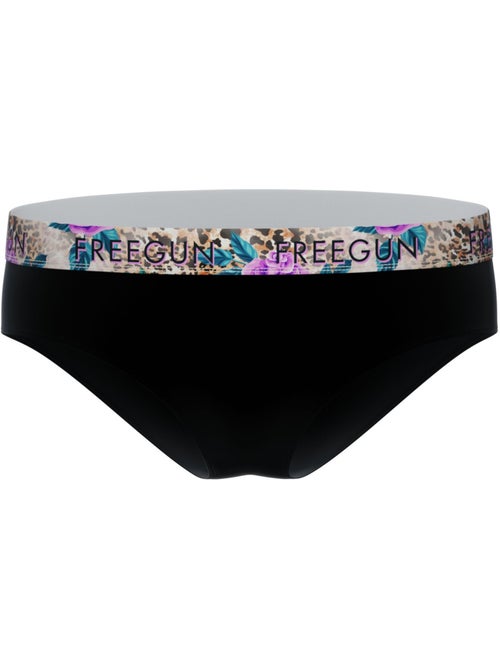 Lot  3 culottes fille en coton uni et ceinture imprimée freegun - Kiabi
