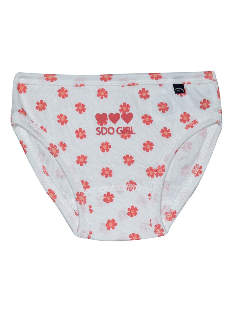 LOT 3 CULOTTES FILLE FUNCHALD Rose - Kiabi