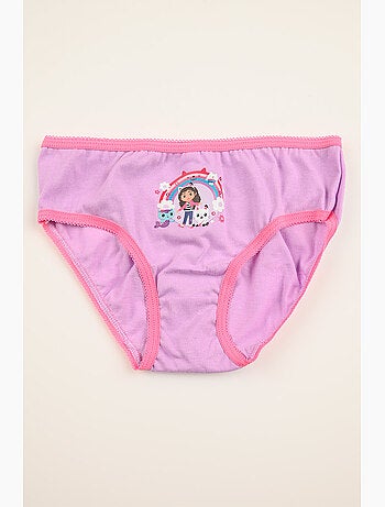 Lot 3 Culottes Gabby's Dollhouse Multicolore | Licence Officielle