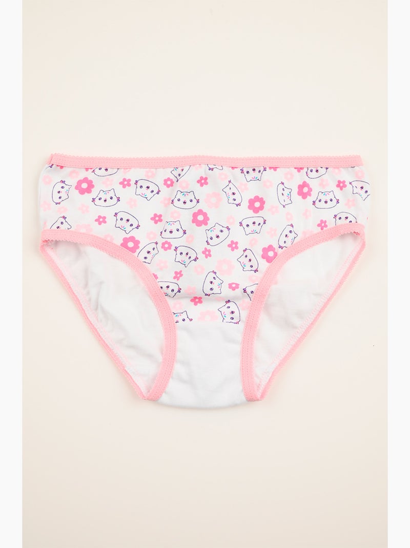 Lot 3 Culottes Gabby's Dollhouse Multicolore | Licence Officielle Blanc Rose Blanc - Kiabi