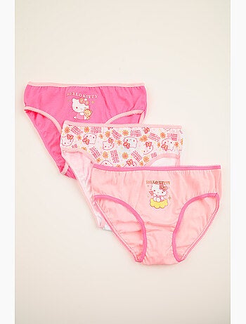Lot 3 Culottes Hello Kitty Multicolore | Licence Officielle