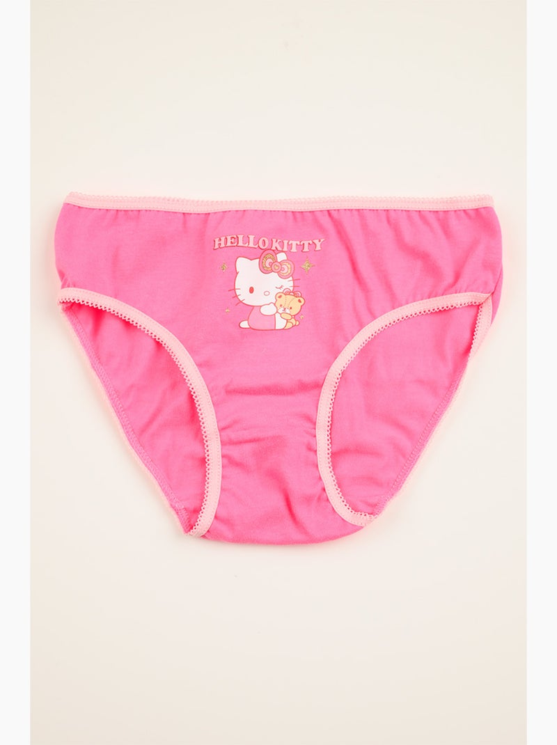 Lot 3 Culottes Hello Kitty Multicolore | Licence Officielle Blanc Rose Blanc - Kiabi