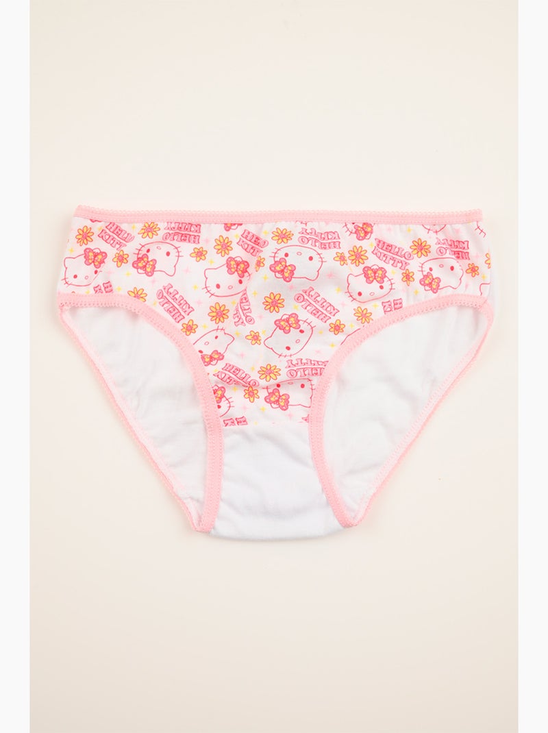 Lot 3 Culottes Hello Kitty Multicolore | Licence Officielle Blanc Rose Blanc - Kiabi