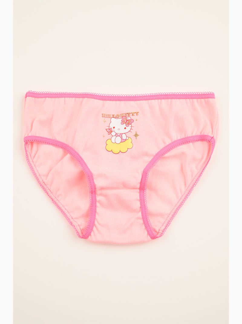 Lot 3 Culottes Hello Kitty Multicolore | Licence Officielle Blanc Rose Blanc - Kiabi