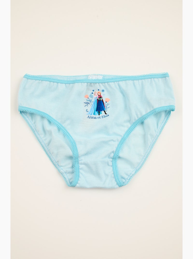 Lot 3 Culottes La Reine des Neiges Multicolore | Licence Officielle Corail - Kiabi
