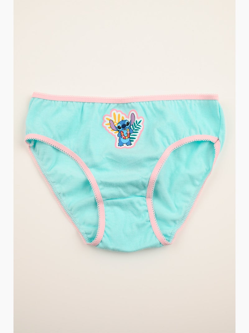 Lot 3 Culottes Lilo & Stitch Multicolore | Licence Officielle Corail/Turquoise/Crème - Kiabi