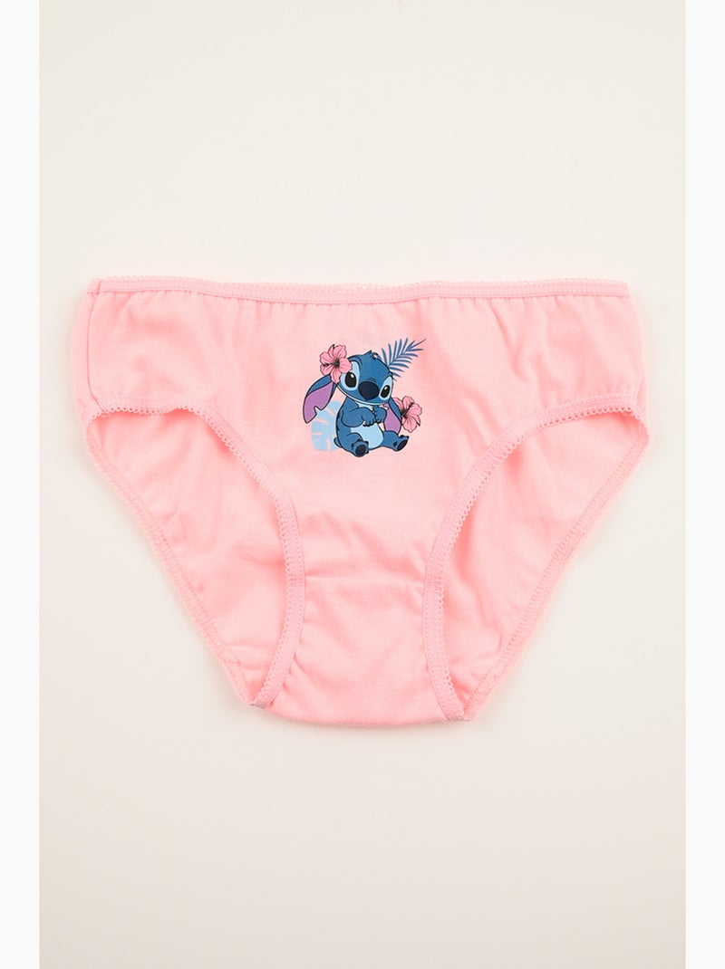 Lot 3 Culottes Lilo & Stitch Multicolore | Licence Officielle Violet/Rose - Kiabi