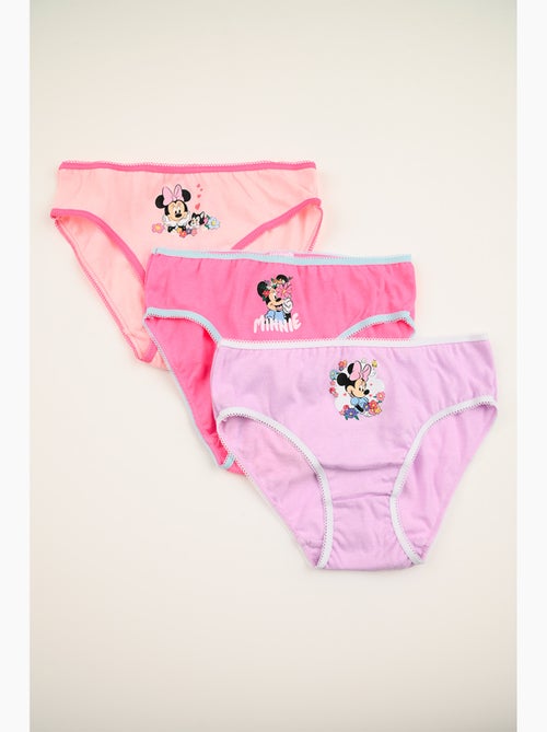 Lot 3 Culottes Minnie Mouse Multicolore | Licence Officielle - Kiabi