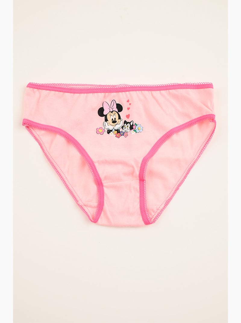 Lot 3 Culottes Minnie Mouse Multicolore | Licence Officielle Violet/Rose - Kiabi