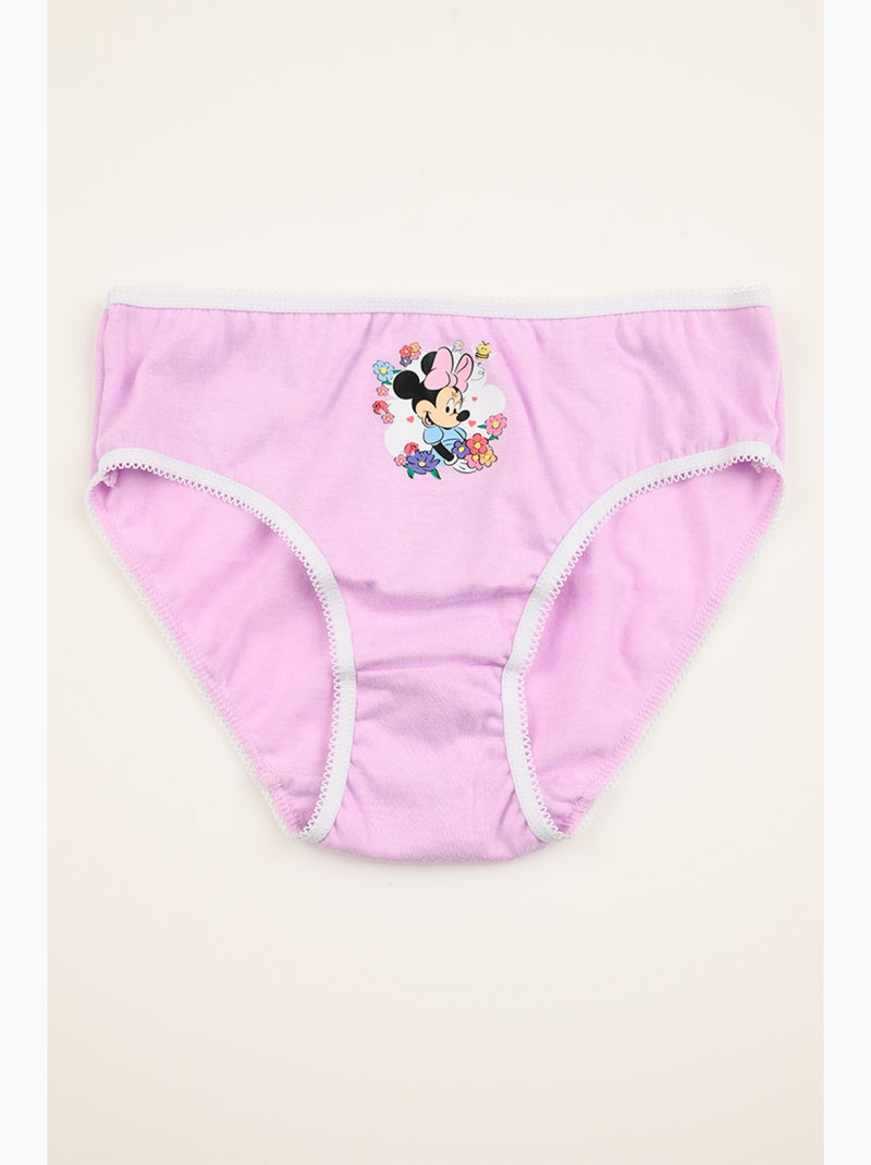 Lot 3 Culottes Minnie Mouse Multicolore | Licence Officielle Violet/Rose - Kiabi