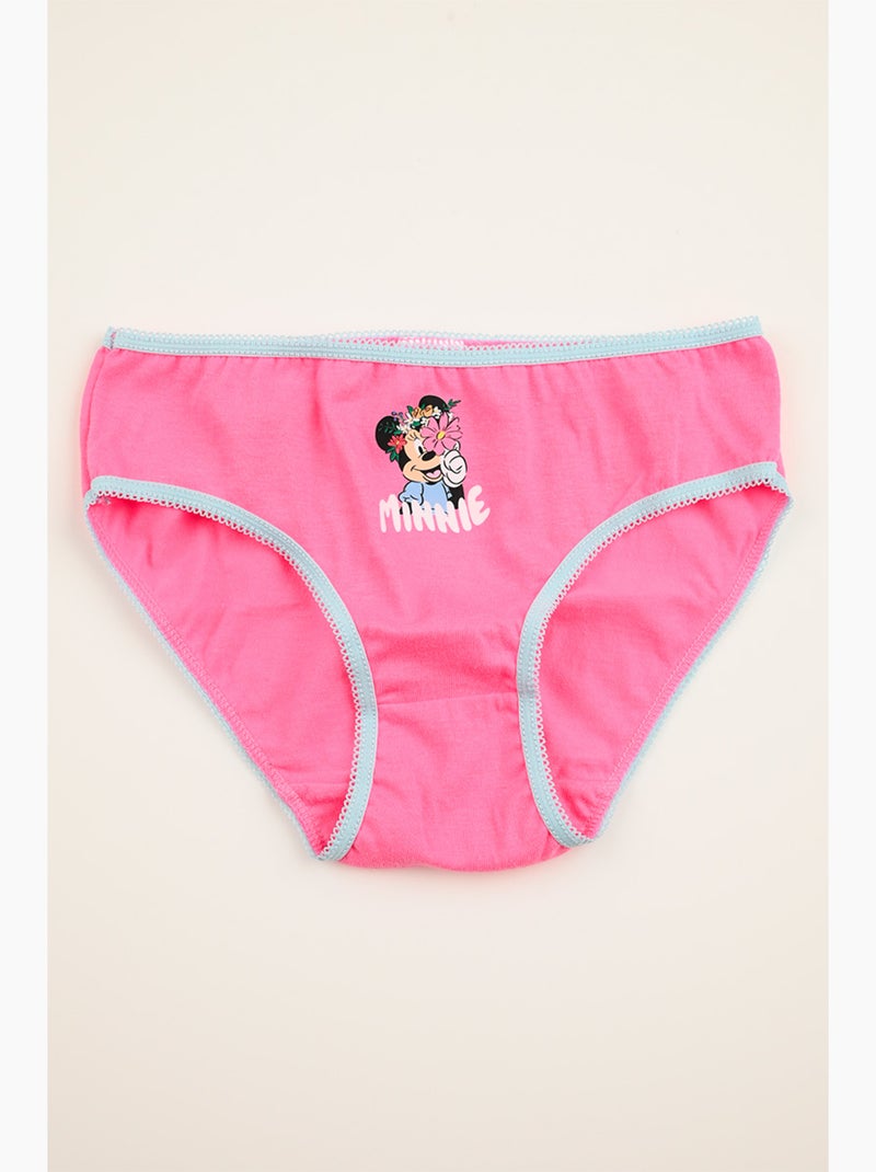 Lot 3 Culottes Minnie Mouse Multicolore | Licence Officielle Violet/Rose - Kiabi
