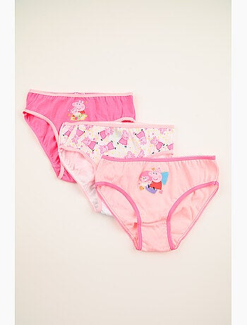 Lot 3 Culottes Peppa Pig Multicolore | Licence Officielle