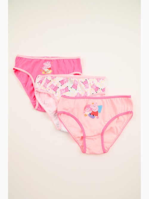 Lot 3 Culottes Peppa Pig Multicolore | Licence Officielle - Kiabi