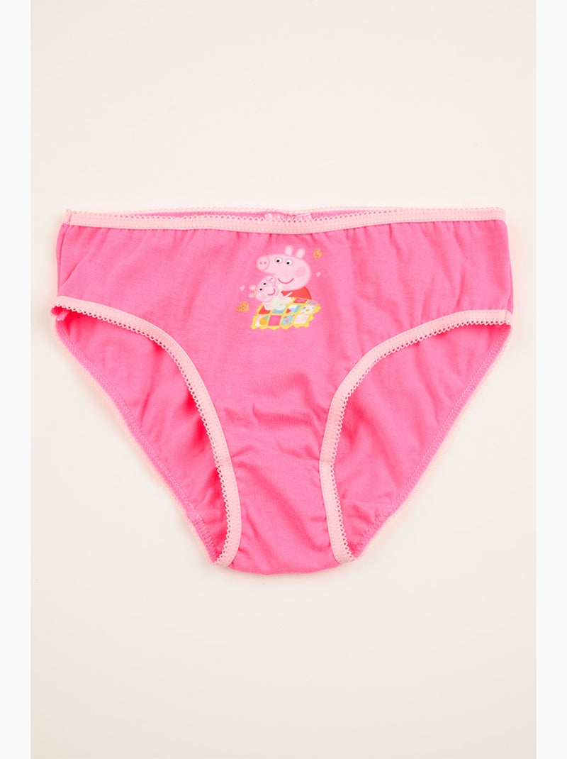 Lot 3 Culottes Peppa Pig Multicolore | Licence Officielle Blanc Rose Blanc - Kiabi