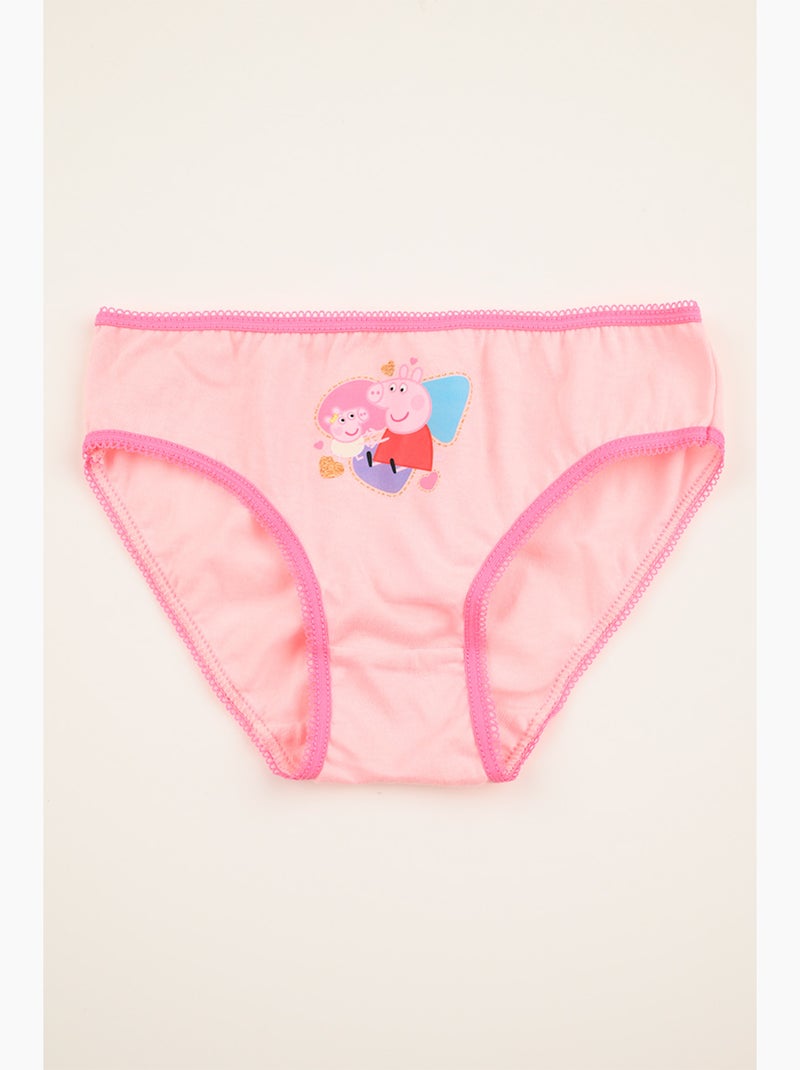 Lot 3 Culottes Peppa Pig Multicolore | Licence Officielle Blanc Rose Blanc - Kiabi