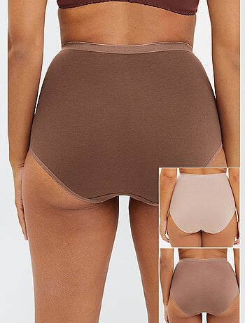 Lot 3 culottes taille haute 'Sans Complexe'