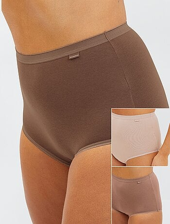 Lot 3 culottes taille haute 'Sans Complexe'