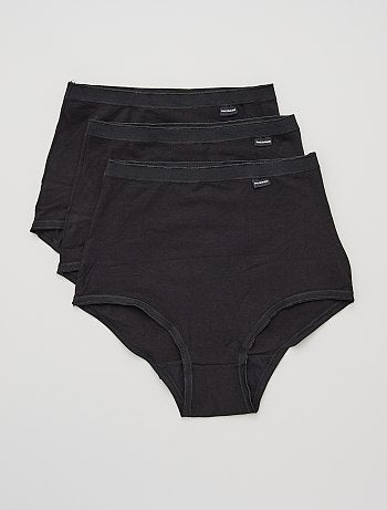 Lot 3 culottes taille haute 'Sans Complexe'