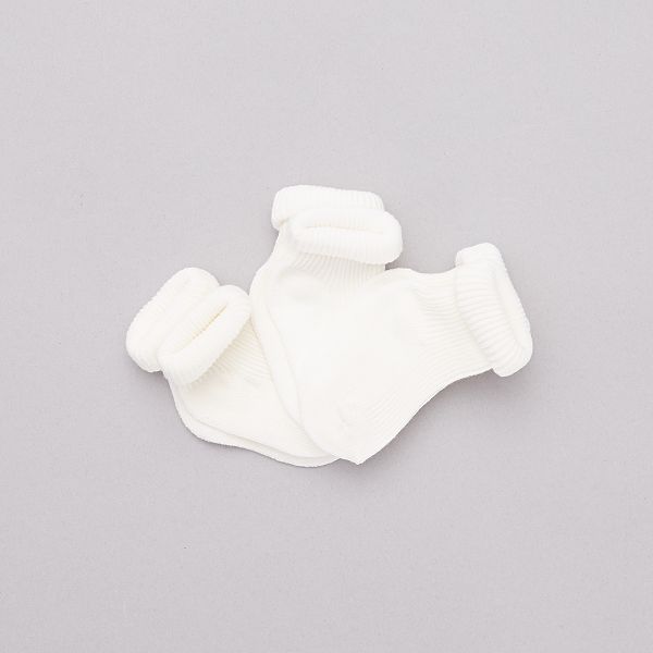 Lot 3 Paires De Chaussettes Eco Concues Bebe Garcon Blanc Kiabi 4 00