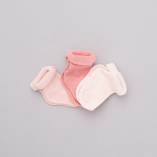 Lot 3 Paires De Chaussettes Eco Concues Bebe Garcon Rose Kiabi 4 00