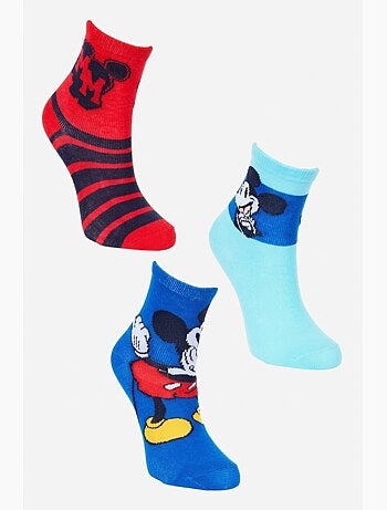 Lot 3 paires de chaussettes mickey mouse| licence officielle