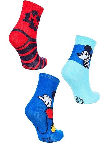 Lot 3 paires de chaussettes mickey mouse| licence officielle