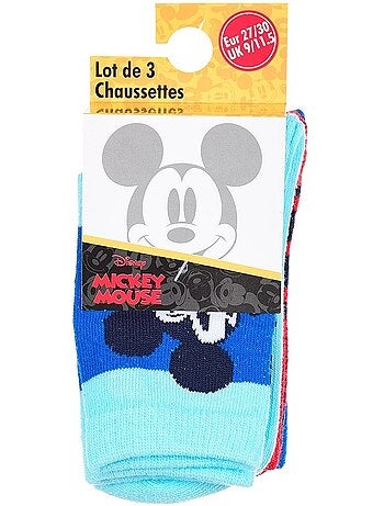 Lot 3 paires de chaussettes mickey mouse| licence officielle