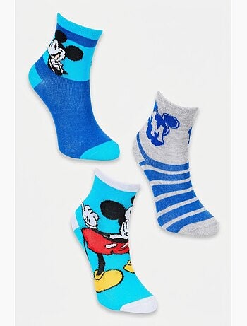 Lot 3 paires de chaussettes mickey mouse| licence officielle