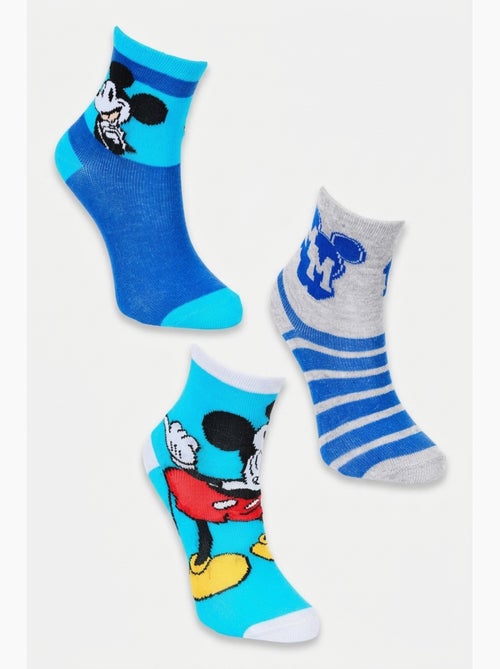 Lot 3 paires de chaussettes mickey mouse| licence officielle - Kiabi Lot 3 paires de chaussettes mickey mouse| licence officielle - Kiabi