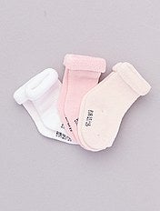 Chaussettes Lots De Chaussettes Pour Bebe Fille Kiabi